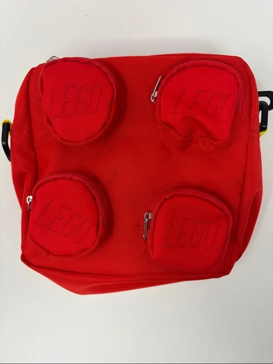 Lego Red Crossbody Bag with Yellow Stripe - Picture 5 of 7